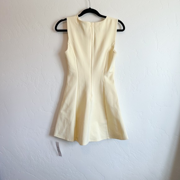Reformation | NWT Ava Heavy‎ Lined Knit Mini Dress in Lemon Yellow Size XS - Picture 6 of 10